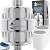 Shower Head Filter For Hard Water to Remove Chlorine Fluoride Water Softener Coconut Shell Activated Carbon Reduces Dry Itchy Skin Heavy Metals Other Sediments Vitamin C Aqua Earth