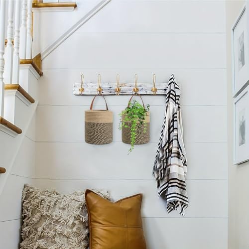 Hanging Baskets, Foldable And Space-saving, 16x18cm, Wall Baskets, Cotton Rope Weave, Easy To Clean, For Organizing Toys, Clothes, Blankets, Or Toiletries - Image 7