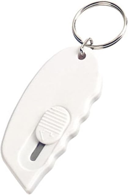 Mini Shrink Wrap Box Opener Letter Cutter Mini Safety Blade Box Opener - 1pcs White
