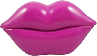 LEJIAJU Teléfono de labios novedoso con forma de labio en forma de boca, color rojo rosa, decoración artística de teléfono de dibujos animados