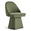 B Green Fabric (Round Back)