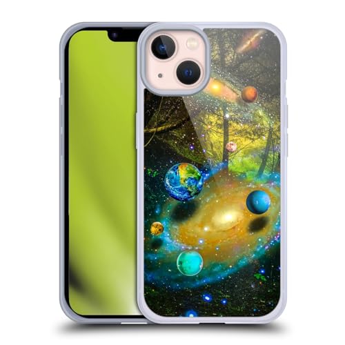 Funda de gel Apple iPhone 13 Dave Loblaw bosque universal de ciencia ficción