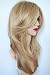 Golden Blonde Layered Shoulder Length Synthetic Hair Fiber Highlight Multicolor for Women (16/27)