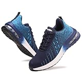 ZVC Sicherheitsschuhe Herren Damen Leicht Arbeitsschuhe Herren Sportlich Atmungsaktiv Stahlkappenschuhe Luftkissen rutschfest Schutzschuhe