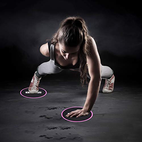 YOGU Core Fitness Sliders Dual Sided Strength Slides for Any Surface