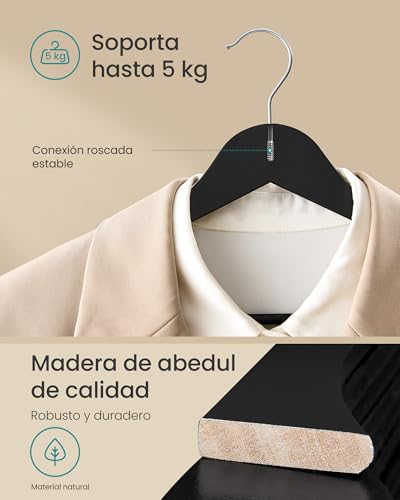 Opiniones y reviews de Ganchos de Madera para Ropa los 10 mejores. 30 Imagen adicional
