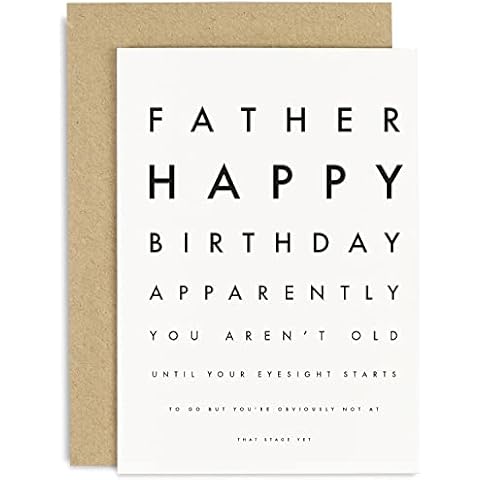 Old English Co. Humorous Birthday Card for Dad Cover