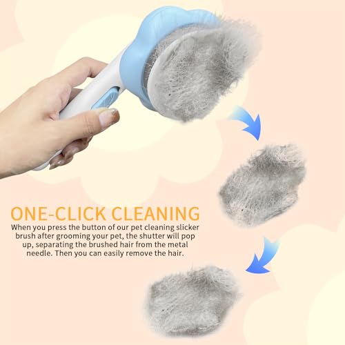 Ptlom-Pet-Grooming-Brush-Cat-Shedding-Brush-Self-Cleaning-Slicker-Cat-Comb-for-Short-and-Long-Hair-Kittens-and-Dogs-Cats-Brushes-Pets-Deshedding-Massage-Tool-Supplies-for-Hair-Removal-Blue