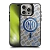 Head Case Designs Licenza Ufficiale Inter Milan Motivo con Stemma Icona Logo Black Shockproof Bumper Case [Military Grade] Compatible with Apple iPhone 15 Pro Max and Compatible with MagSafe