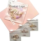 Wtuye Personalized Matt Frosted Slider Zip Jewelry Bags,Customized Resealable Jewelry Storage Bags With Your Logo,Custom Jewelry Bags for Necklaces, Earrings, Rings (6 * 8cm / 2.36 * 3.14inch)