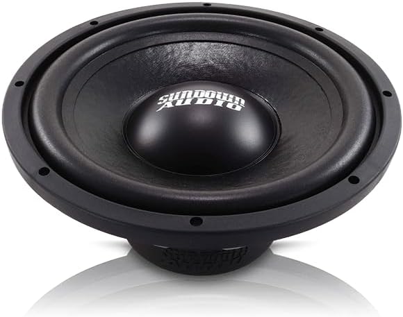 Sundown Audio LCS v.2 12" Competition Grade Car Subwoofer - 500W RMS / 1000W Peak, Dual 4-ohm Voice Coils, Deep Bass for Ported Enclosures - LCS12v2