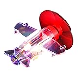 Maggiore durata: realizzato con materiali resistenti all'usura di alta qualità, questo aereo a elica con luce LED è adatto per l'uso in una varietà di condizioni stradali e abbastanza robusto da resistere a determinati urti e vibrazioni per un uso a lungo termine, garantendo che mantenga le sue prestazioni e l'aspetto