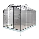 Gewächshaus Frühbeet Treibhaus Pflanzhaus Tomatenhaus Gartenhaus Bussum 4,75 m²