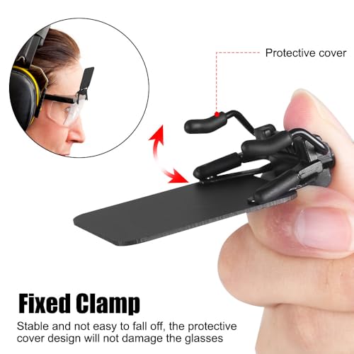 DONGKER Shooting Glasses Patch, 2 Stück Internationaler Standard Schießbrillen Aufnäher, Okkluder-Clip Für Brille, Shooting, Blinders, Zielhilfe