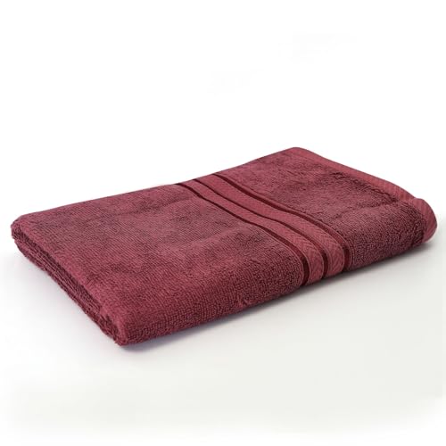 Image of Layers 100% Cotton Gym Towel | 380 GSM Quick Dry & Super Absorbent | Soft, Fade Resistant & Long Lasting | Gym, Yoga, Sports, Travel & Pool | 1 Piece for Men & Women | 50 x 100 cm - Brown