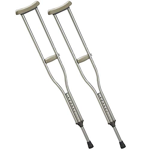 Tiny Tim Costumes Crutch - Days Standard Aluminum Crutches, Youth, Lightweight, Adjustable, Custom, & Comfortable Crutches, Helps