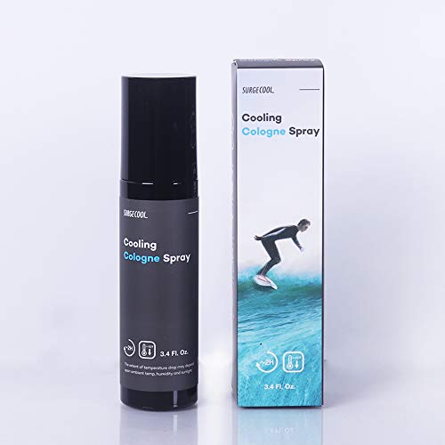 SurgeCool Cooling Cologne, Spray Evaporative Cooling Effect “Portable Air Conditioning, Beat The Heat†SurgeCool Cooling Cologne, Spray Evaporative Cooling Effect “Portable Air Conditioning, Beat The Heatâ€