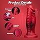 Anal Dildo, Dildo Thick, Sex Toys Dildo, Dildo for Woman - Schwertmagier Monster Dildo, Silikon, Realistisch mit Dornen, Starke Saugnapfbasis, für intensive erotische Erfahrungen (L)