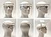 Produktbild LeVisier 1x Halterung mit 5X Folien Gesichtsschutz Plexiglas Aufklappbar Face Shield Visier Gesichtsschutzschild Gesichtsvisier