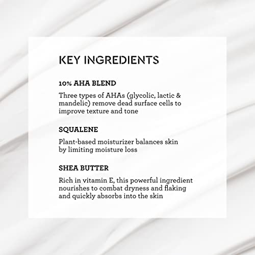 Bliss Body Butter Texture Takedown Skin Smoothing Lotion - Keratosis Pilaris Kp - 6.7 Fl Oz - For Rough, Bumpy Skin - 10% Aha + Squalane + Shea Butter - Clean - Vegan & Cruelty-Free #TOP2