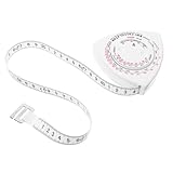 KONTONTY Sovrano di salute dell'IMC metro A nastro Vita Misurare indumenti a nastro mini misure di nastro misurare il corpo del nastro nastri di misurazione nastro per il corpo