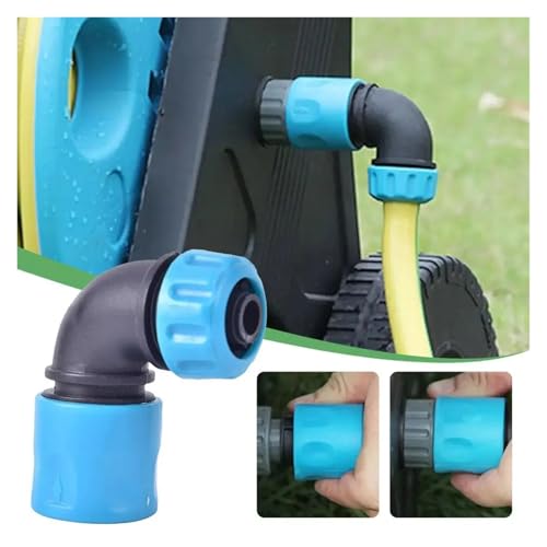 Accesorios tubería plástico de 1/2 pulgada para reparar tomas de riego, conector de 5 unidades 4