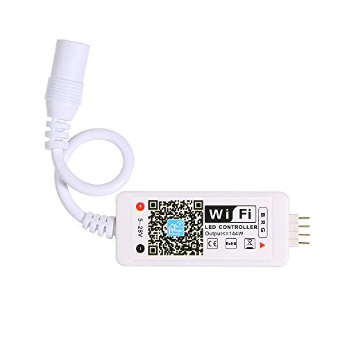 Magic Home Controlador wifi de fitas de LED do tipo RGB, controle remoto via wireless, controle de q