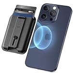 ESR for MagSafe Wallet, 5-Card Holder, Secure-Grip Finger Loop, Magnetic Wallet for iPhone 17e/17/16/15/14/13/12 Series & Google Pixel 10, Not 13/12 mini, Vegan Leather, Black