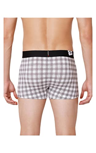 Image of Underjeans Men's Cotton Blend Trunks (Pack of 2) (UJNPTS036E2)