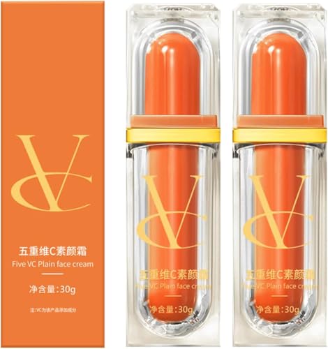 Five Vitamin C Tone Up Cream, Lightweight Long Lasting Hydrating, Vitamin C Face Serum Moisturizer Cream