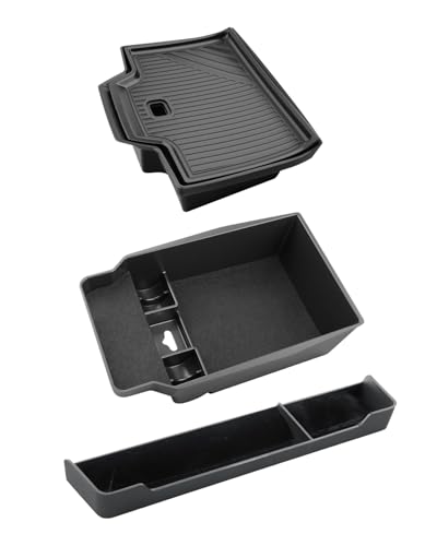 Image of CDEFG 3Pcs for 2026 Mazda CX5 Center Console Organizer for 2026 Mazda CX-5 (S /Select /Preferred /Premium /Premium Plus) Accessory Middle Console Tray Storage Box