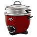 Oster CKSTRCMS14-R 7-Cup uncooked resulting in 14-Cup cooked Rice Cooker with Steam Tray, Red