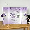 Radd Keep 2026 Graduation Decorations Class of 2026 - Purple Graduation Guest Book Sign in Board Graduation Signature Book for College & High School Party Supplies Graduation Gifts Purple #3