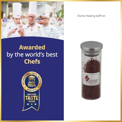 Divine Saffron gift box Award Winner Finest Pure Premium All Red Saffron Threads, Grade A+ Royal Super Negin Non-GMO Verified. For Tea, Paella, Rice, Desserts, Golden Milk and Risotto (5 Grams) - Image 5