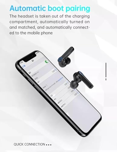 Image of M19 Bluetooth 5.3 Wireless Earbuds with LED Power Display, Noise Cancelling, Bass Boost, Gaming & Sports Headset with Mic, Torch Light (Black)