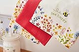 Cooksmart British Designed Pack of 3 Tea Towels | Luxury Tea Towels for Kitchen | Modern Designed Tea Towel Set - Image 5