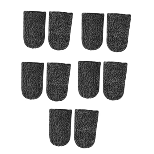 BIUDECO 10 pièces Manchons de Doigts de Jeu Respirants Manchons Transpiration pour Écran Tactile Couvre Doigts pour Jeux Mobiles Améliore la Précision et Confort de Jeu