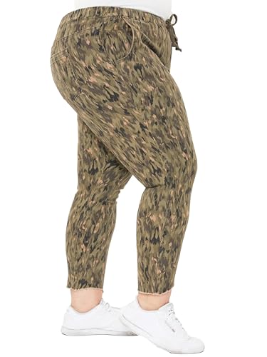 Royalty For Me Women's Missy Plus Size Pull on Pants with Dog Bite Hem2