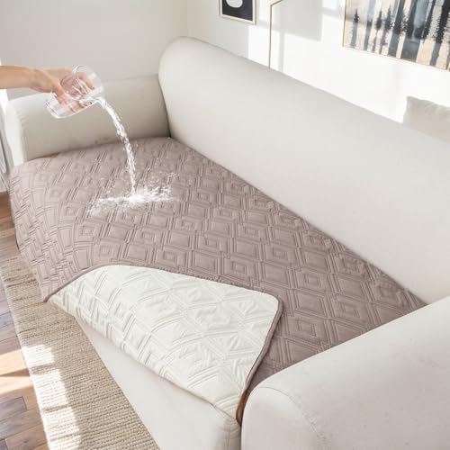 Genina Waterproof Couch Cover for Dogs Non Slip Washable Sofa Protector