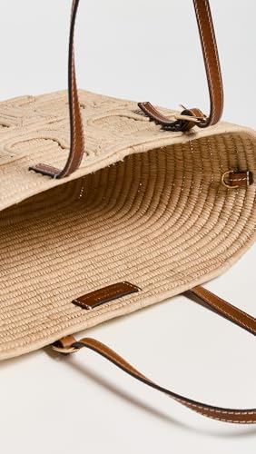 Bolso Tote Pequeño Estructurado Straw de Mujer miniatura 5