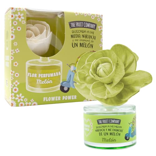 The Fruit Company Flor Perfumada MELÓN Flower Power 0% Alcohol 50ml Duración +30 días