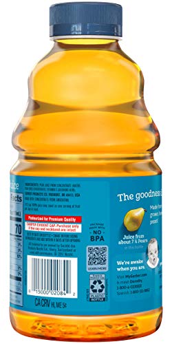 image for Gerber 100% Pear Juice, 32 FL Ounce (Pack of 6), 32 Fl Oz (Pack of 6)