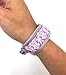 Pink Floral Wrist or Ankle Band for Fitbit Luxe Inspire Flex Flex 2 One Alta