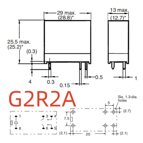 Relé HF140FF 012-2HS interruptor electromagnético 12V 16A 6 pines 2