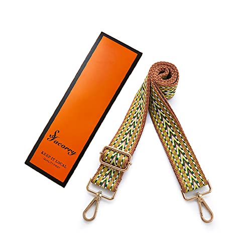 Image of S-Jacorry Purse Strap Replacement Crossbody Wide Shoulder Strap Adjustable Canvas Straps Handbag Strap Replacement Belts