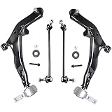 Detroit Axle - Front Lower Control Arm w/Ball Joint + Sway Bar Links Replacement for 2003-2007...