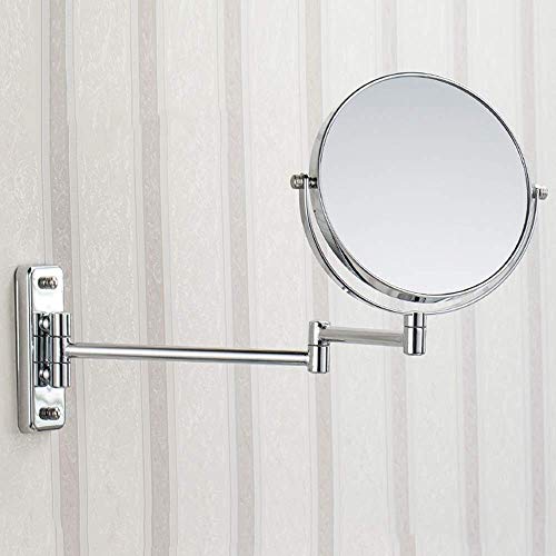 Miroir de maquillage 7 pouces JCAKES en métal HD double face rigide - 3