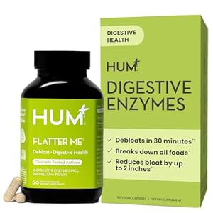 HUM Flatter Me Digestive Enzymes fo...