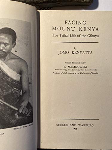 Facing Mount Kenya: The Tribal Life of the Gikuyu 0404146767 Book Cover