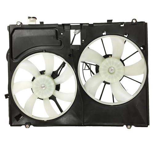 PartsFlow Radiator Engine Cooling Fan Assembly Compatible with 2004 2005 Toyota Sienna 620-553 163630A130